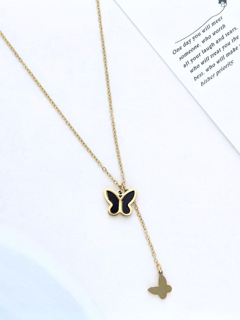 Western Pendant with Chain in Gold finish - THF746