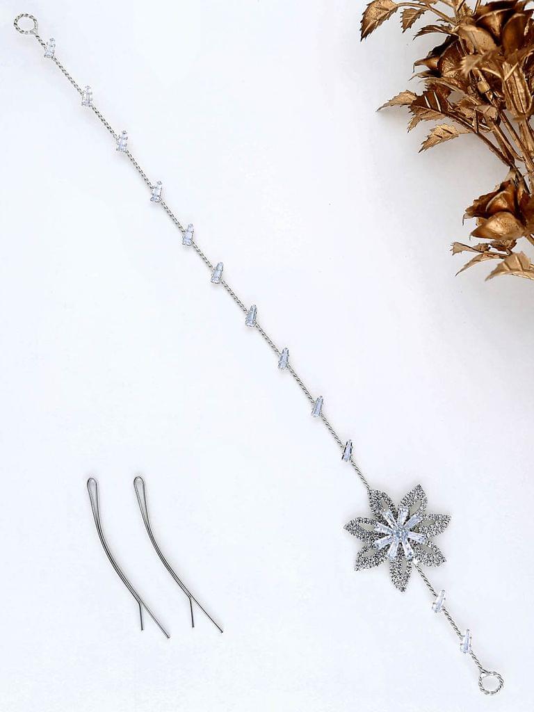 AD / CZ Tiara in Rhodium finish - THF1071