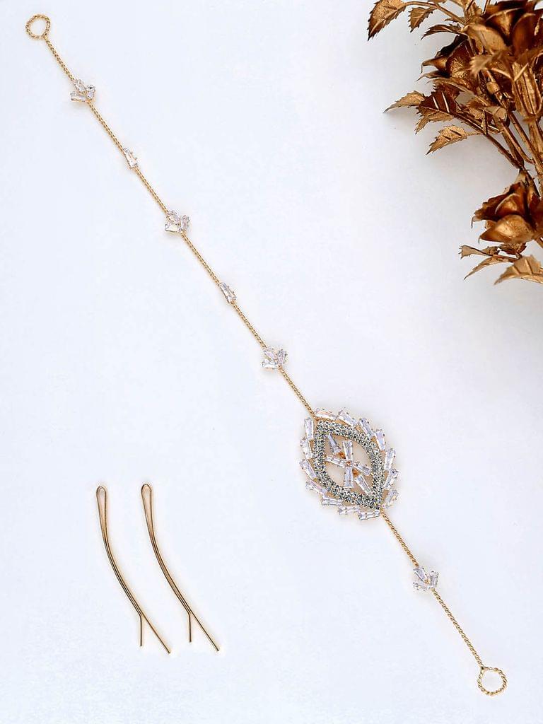 AD / CZ Tiara in Gold finish - THF1076