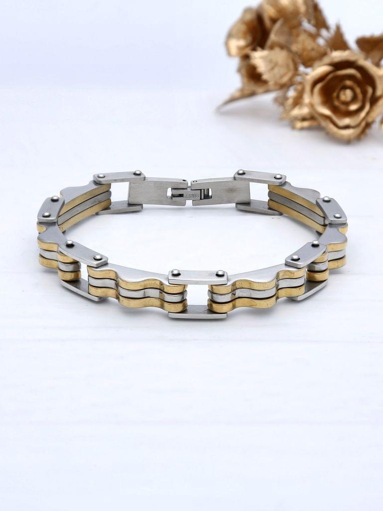 Western Loose / Link Bracelet in Two Tone finish - THF1614