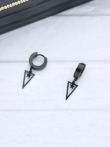 Western Bali / Hoops in Black Rhodium finish - THF1848