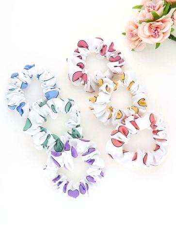 Printed Scrunchies in Assorted color - THF1877