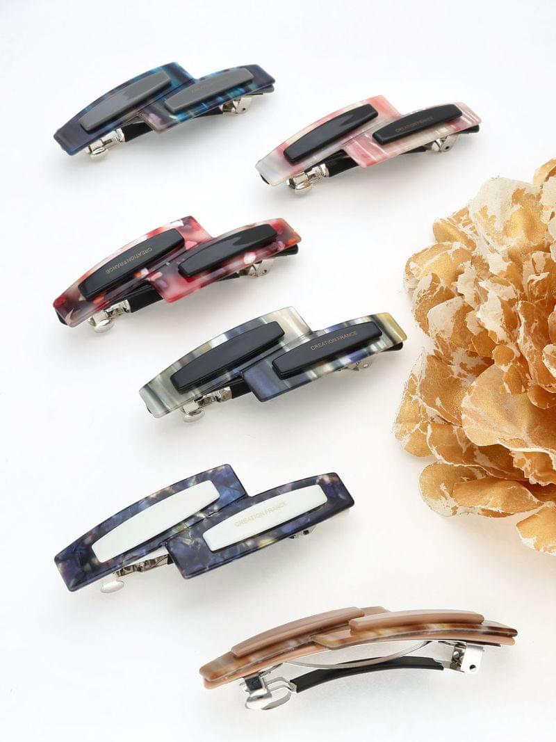 Printed Hair Clip in Assorted color - THF2111