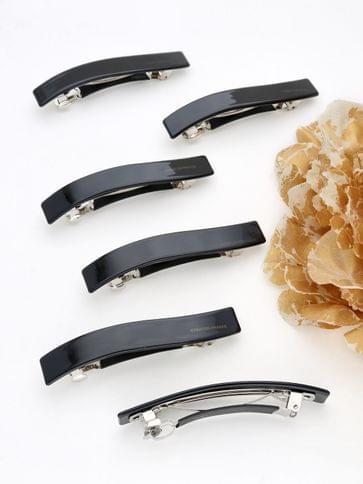 Plain Hair Clip in Black color - THF2137