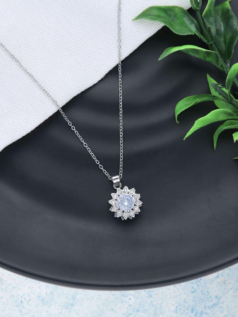 Rotating Pendant in Rhodium finish - THF2227
