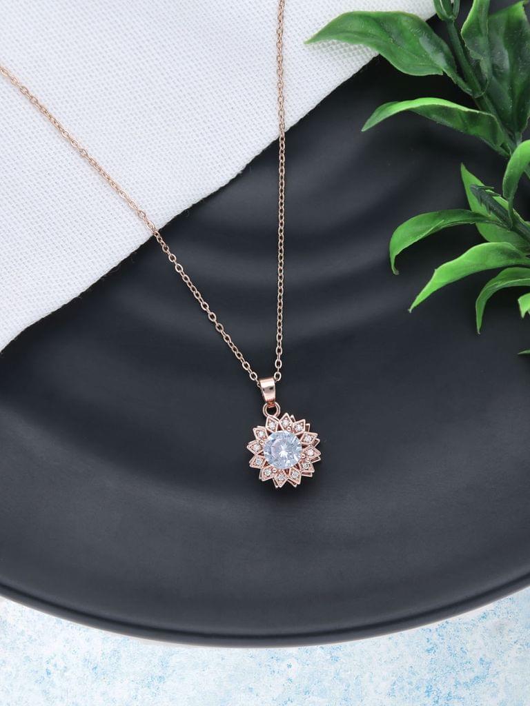 Rotating Pendant in Rose Gold finish - THF2228