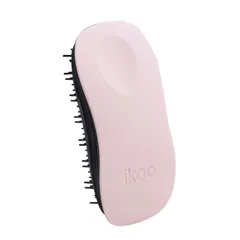 ikoo Detangling, Scalp Massaging Hair Brush (Cotton Candy - Black Bristles)