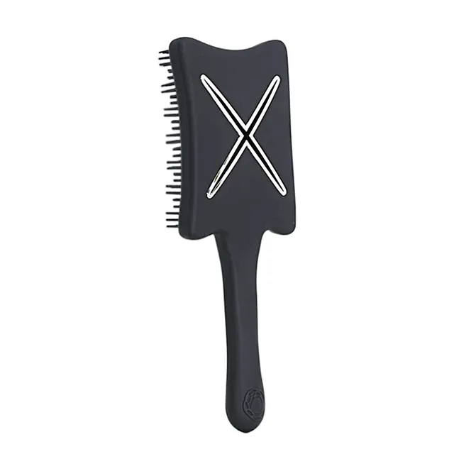 ikoo Paddle X - Styling/Blow-Drying/Smoothing/Detangling Paddle Brush (Beluga Black)