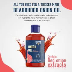 Beardhood Onion Oil with Redensyl for Hair Growth and Anti Hairfall , 250ml