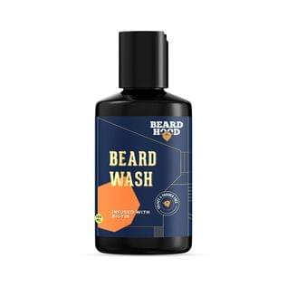 Beardhood Beard Wash With Biotin and Aprikot Kernel Oil, Sulfate & Paraben Free 100ml