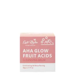 "AHA Glow Fruit Acids Cleansing Balm-Antibacterial & Antioxidant"