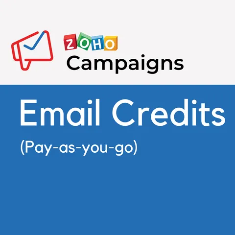 Zoho Campaigns - Créditos de Email - Pague según el uso