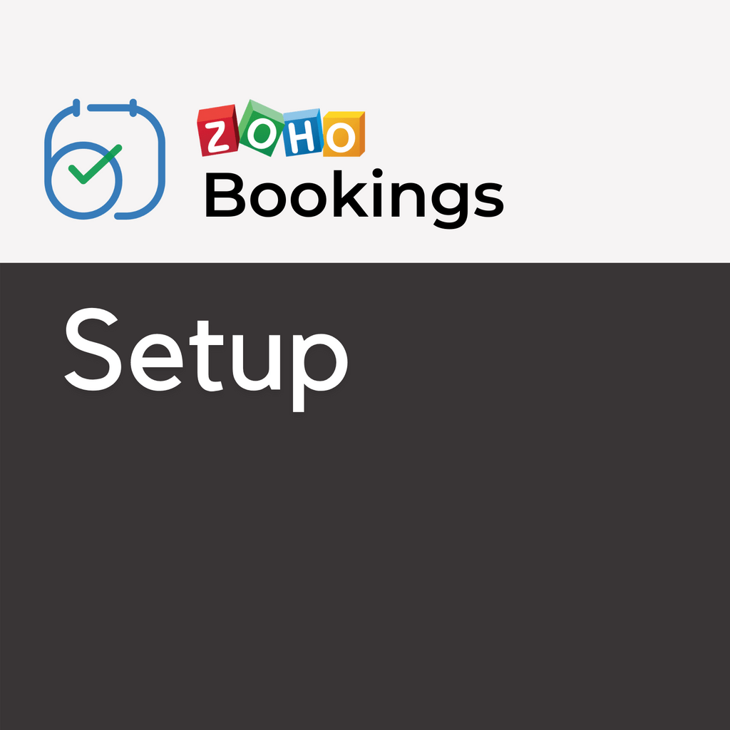 Configuración Zoho Bookings