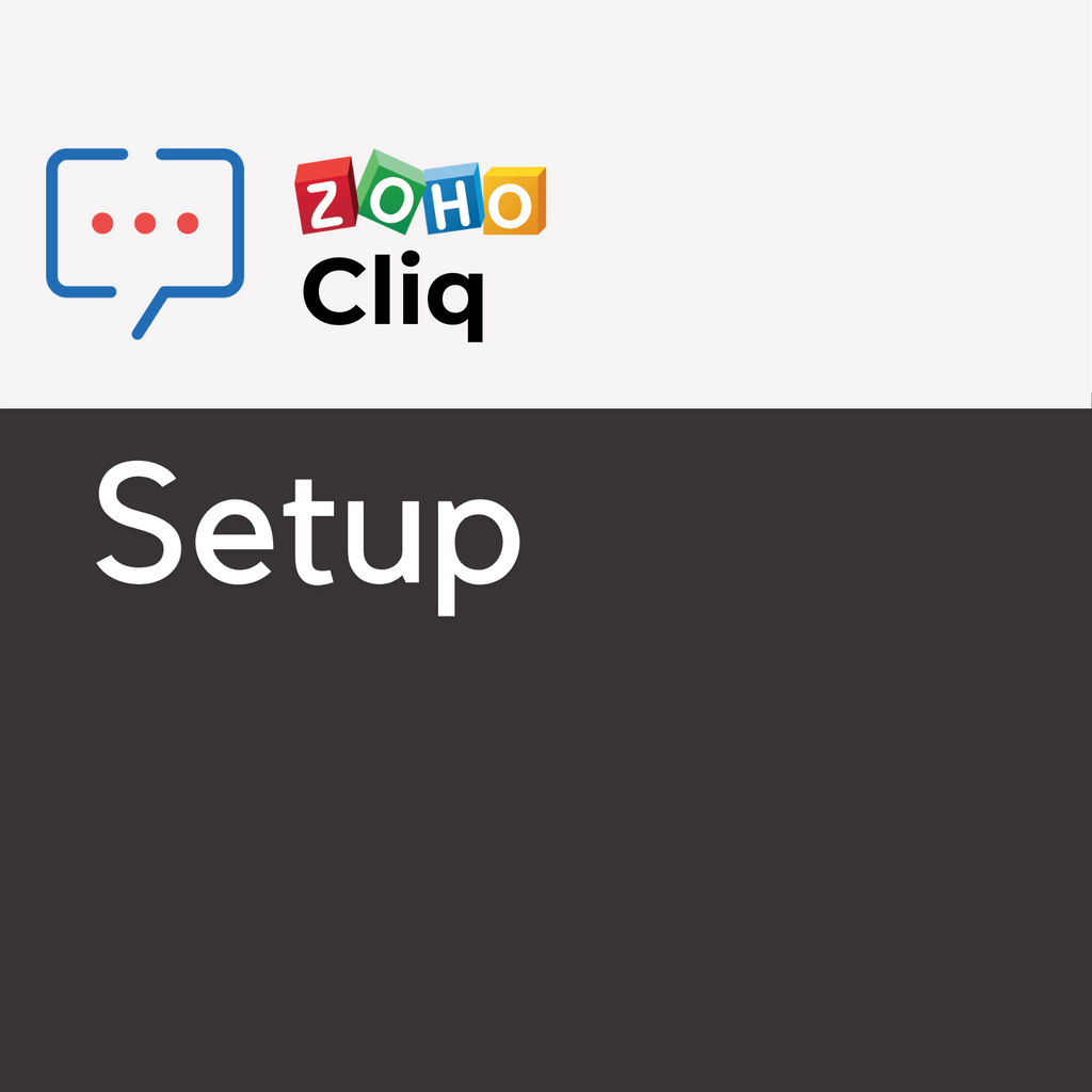 Configuração Zoho Cliq