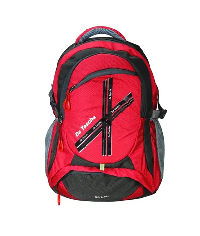 Da Tasche Cross Polyester 35 Ltr Red School Backpack