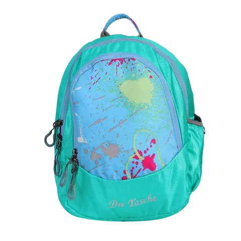 Da Tasche Polyester 20 Ltr Sea Green School Backpack
