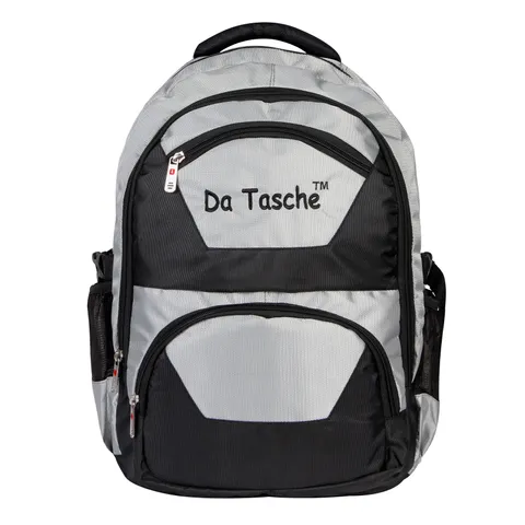 Da Tasche Waterproof Multi-PKT Black / Silver 40L School Bag / Backpack