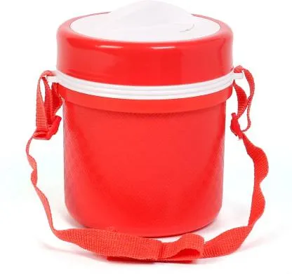 Jayco Hot Lunch Pack - 3 Containers Stianless Steel Lunch Box Red 3 Containers Lunch Box  (780 ml)