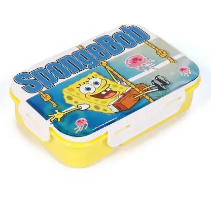 Jewel Smart Lock Character Sponge Bob 1 Containers Lunch Box  (850 ml)