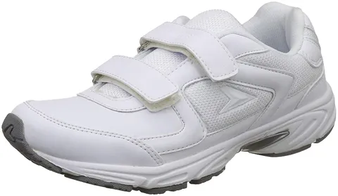 Bata White Glance Velcro Shoes