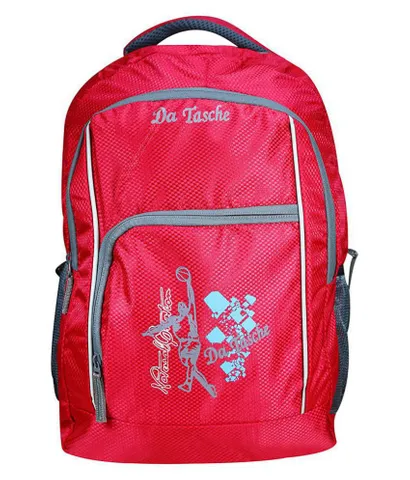 Da Tasche Red Polyester School Bag