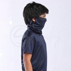 Pack of 2 Classy Self Design Tees (Black & Navy)