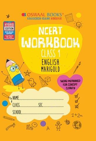 Oswaal NCERT Workbook Class 1, English (For 2022 Exam)