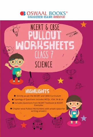 Oswaal NCERT & CBSE Pullout Worksheets Class 7 Science Book (For 2022 Exam)