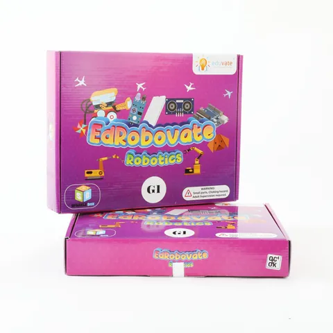 Sparklebox DIY Robotics Kit | Grade 1 | 24+ Experiments | For kids of Age 6 years and above | STEM based learning activity educational Kit For Science and Robotics Projects.