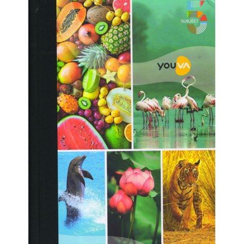 5 Subject Note Book | Pages 400 Single Line | Size 18.5 cm x 24.7 cm | Navneet Youva