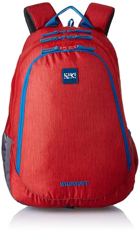 Wildcraft Polyester 32 Ltrs Red School Backpack (Wiki 6 Hue 6)