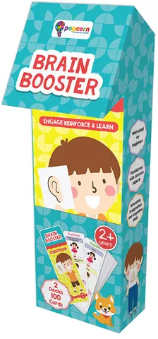 Brain Booster- Engage Reinforce and Learn 2 Decks 100 Cards - 2+ Years