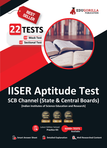 IISER Aptitude Test 2023 : SCB Channel (IAT - State and Central Boards) - 10 Full Length Mock Tests and 12 Sectional Tests with Free Access to Online Tests