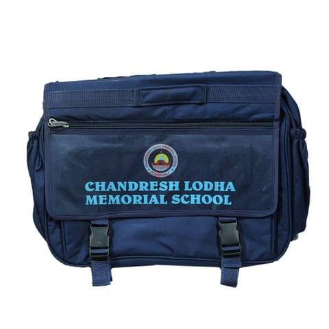 Chandresh Lodha Memorial Dark Navy Blue School Bag