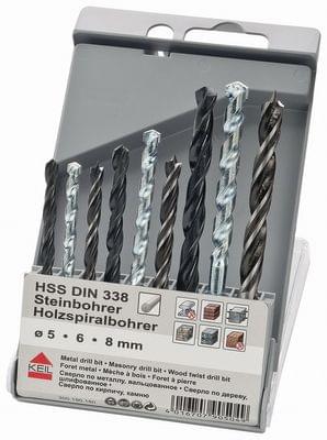 Concrete drill bit set 5 units 190 KEIL