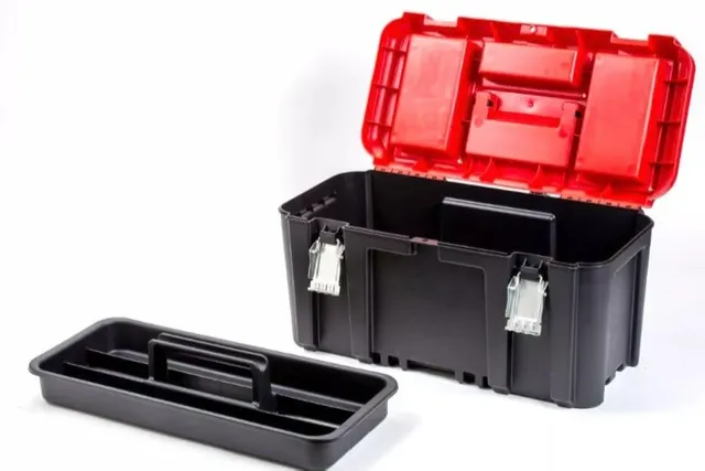 Toolbox operation 16001 N including 2 pcs organizer 5.5 "black / red