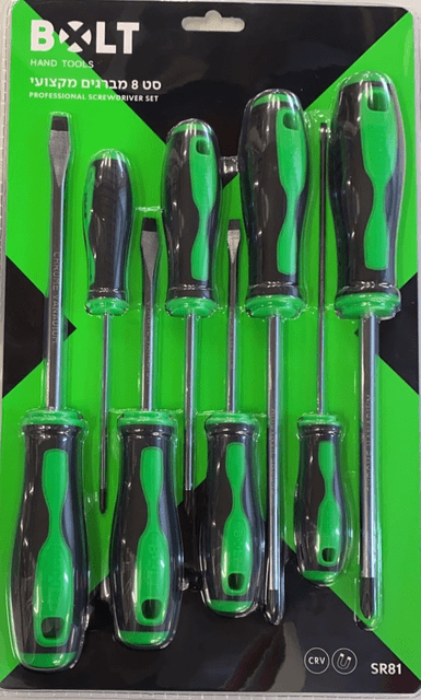 Set of 8 professional screwdrivers SR81