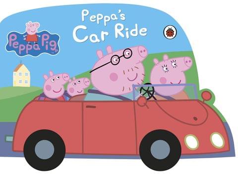 PEPPA PIG: PEPPA'S CAR RIDE (DIE CUT BOARD BOOK WITH WHEELS)