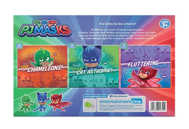 PJ MASK 3 IN1 COMBO PUZZLES