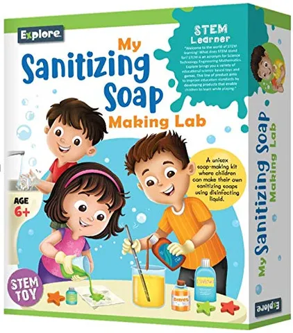 Explore My Sanitizing Soap Making Lab