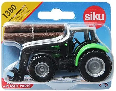 SIKU TRACTOR WITH PLIERS FOR WOOD