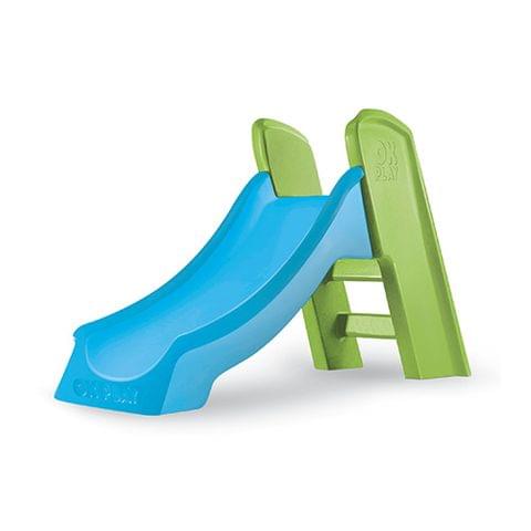 OK Play Slider Ladder - Sky Blue / Parrot Green