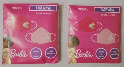 Barbie Face Mask Pack of 2