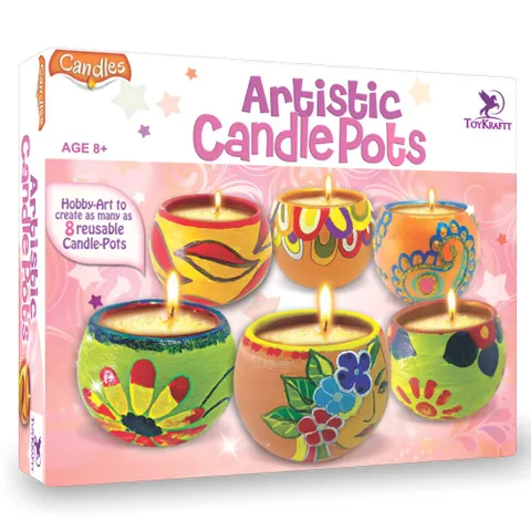 Toykraft Artistic Candle Pots