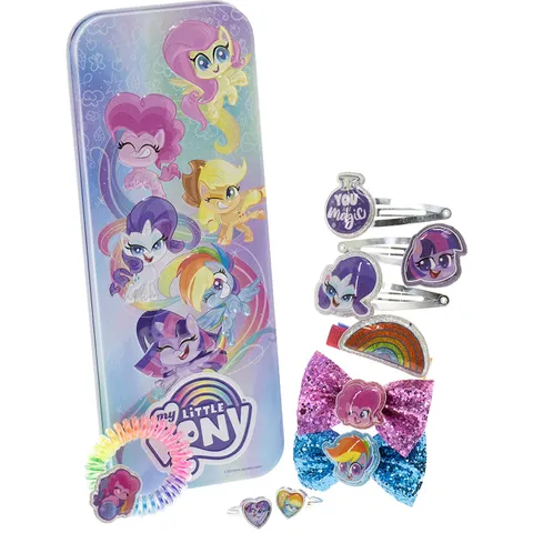 Townley Girl My Little Pony Hair Accessories in Tin