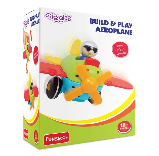 Giggles Build and Play Aeroplane