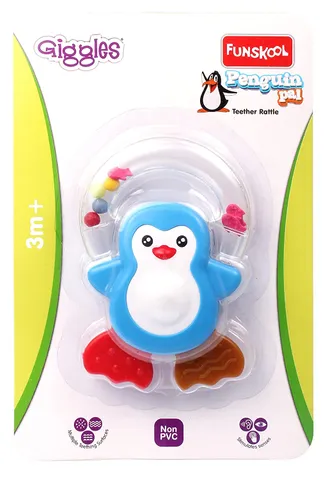 Giggles Penguin Teether Rattle