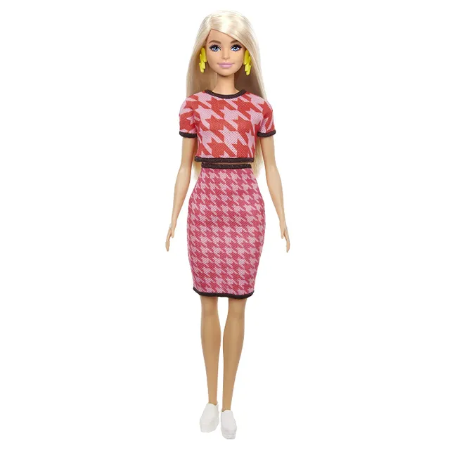 Barbie Fashionistas Doll Pink Dress