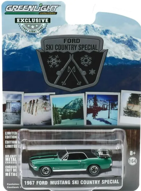 Greenlight Die Cast 1967 Ford Mustang Ski Country Special