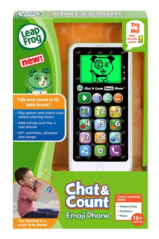 Leapfrog Chat And Count Emoji Phone Scout
